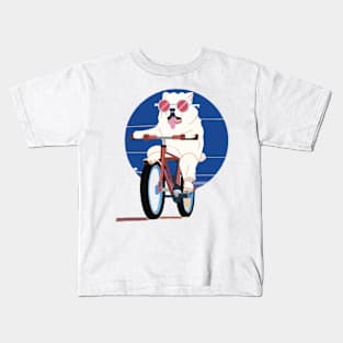 DogBiker_1 Kids T-Shirt